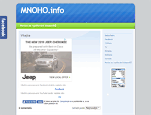 Tablet Screenshot of mnoho.info